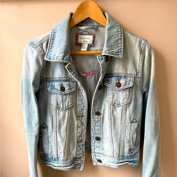 Forever 21 Jackets & Blazers - Denim Jacket - Light Wash